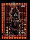 2025 Topps Chrome Basketball Geometric Orange Refractor Coby White #80