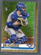 2019 Topps #442 Reese McGuire Gold #/2019