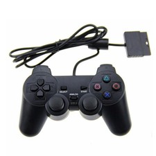 Wired Dual Vibration Black Game Controller Ga...