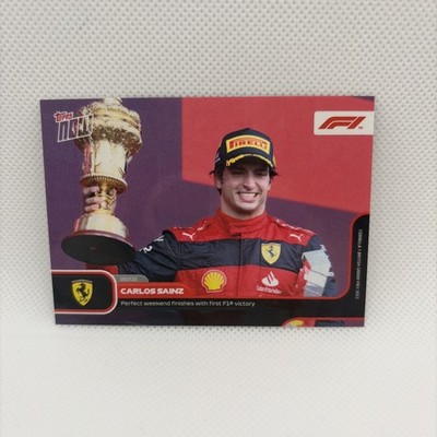 2022 TOPPS NOW FORMULA 1 F1 #32 CARLOS SAINZ perfect weekend first F1 victory 