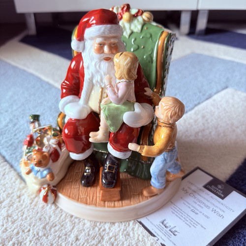 Royal Doulton Santa Claus My Christmas Wish HN4945 Porcelain Figurine Limit Edit - Bild 2 von 10