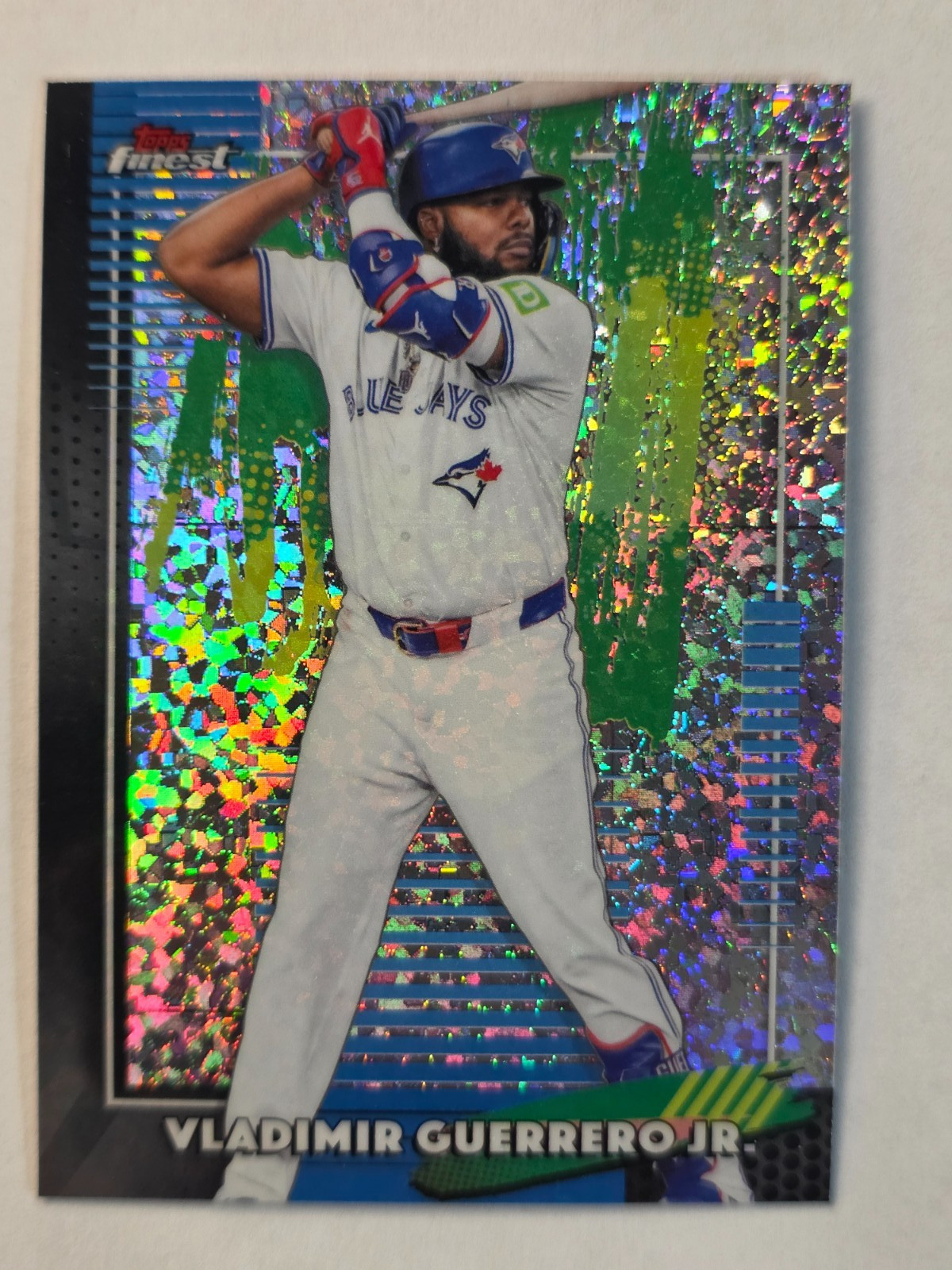 2026 Topps Finest - Common Vladimir Guerrero Jr. #100 Mini-Diamond Refractor