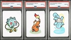 PSA 10 Pokemon Bulbasaur Charmander Squirtle 2025 Taruka Japanese Sequential
