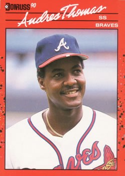 1990 Donruss #263 Andres Thomas