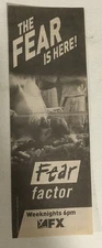 Fear Factor Joe Rogan Vintage Print Ad  TPA9