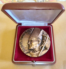 Medaglia in bronzo visita del Papa alla Casa della Divina Provvidenza Como 1996
