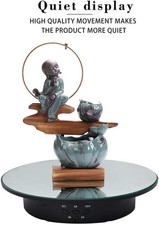 Display Stand Electric  Black 360° Rotating Jewelry Photography Show Holder