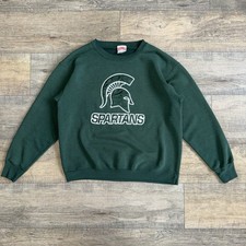 Vintage Nutmeg Michigan State Spartans Sweatshirt Men's Size L