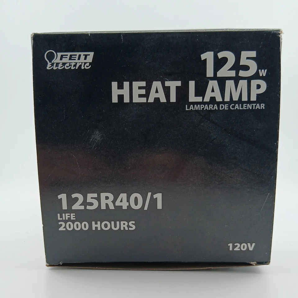 Feit Electric BR40 Heat Lamp lightbulb, 125W, 120V, - Image 3 of 4