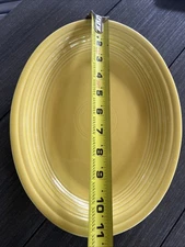 Fiesta Fiestaware 11 5/8" Medium Oval Serving Platter Sunflower Yellow Plate
