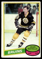 1980-81 O-Pee-Chee Jean Ratelle Boston Bruins #6