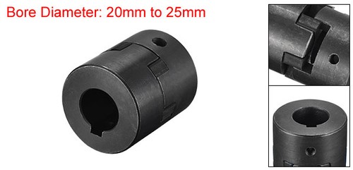 Flexible Coupling Shafts 20mm to 25mm 52mm x 44mm Motor Coupler Joint - 第 2/6 張圖片