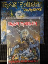 Iron Maiden Autographed Tour Book & Vinyl Album Set - 1991 -Read for provenance!