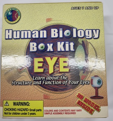 Biology:  Human Biology Box Kit - Eye  Science & Nature Series Model Kit 