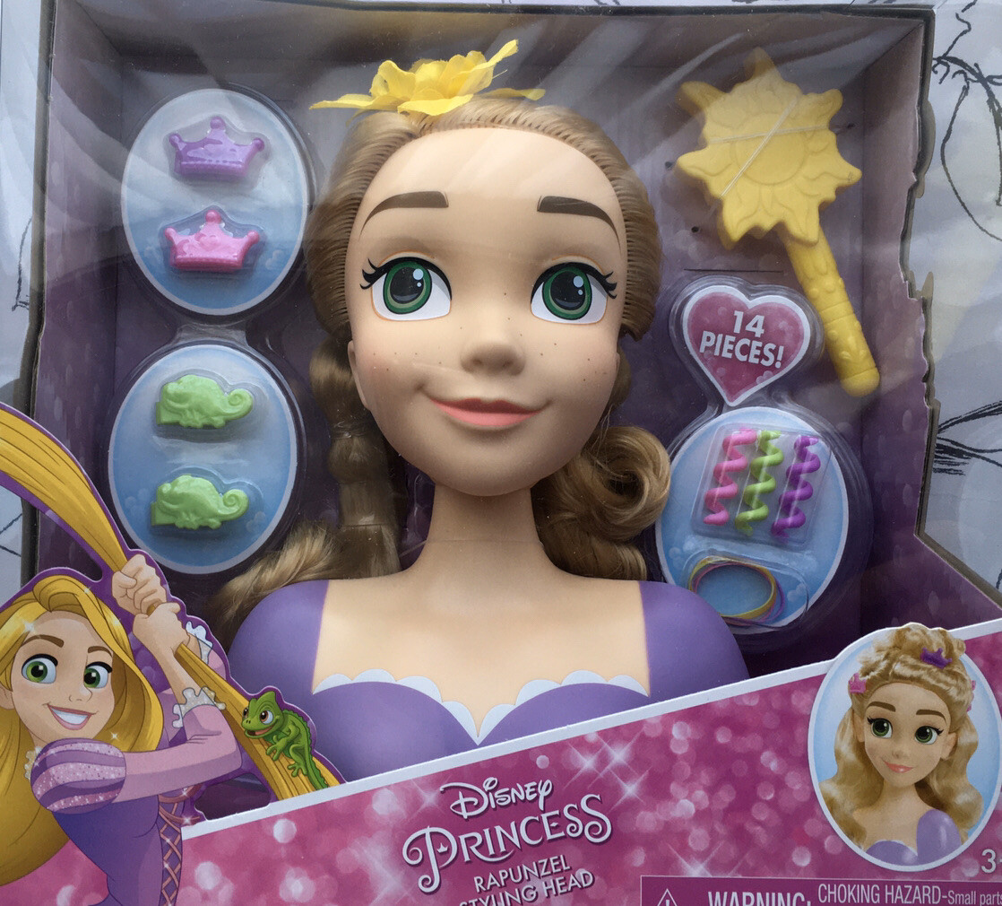 rapunzel head toy