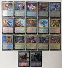 Transformers FOIL JAPANESE MTG Complete Set 17 Card Magic Gathering BOT Beyond