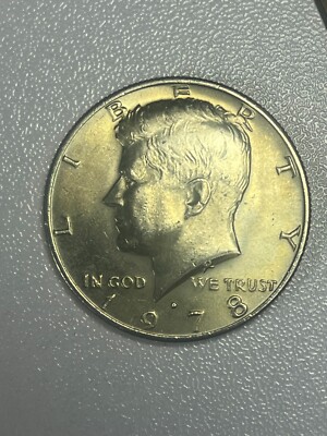 1978-D Clad Kennedy Almost Uncirculated Half Dollar