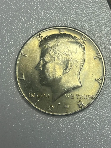 1978-D Clad Kennedy Almost Uncirculated Half Dollar