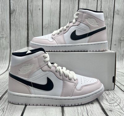 Nike Women s Air Jordan 1 Mid Barely Rose Size 6 BQ6472 500