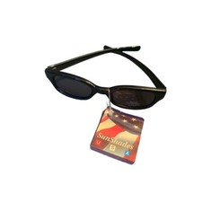 Glance Youth Sunglasses Black Oval Frame UV400 Protection 4300-B New