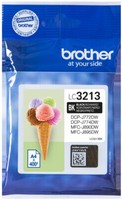 Brother Tintenpatrone LC-3213BK Schwarz (Ca. 400 Seiten) Brandneu