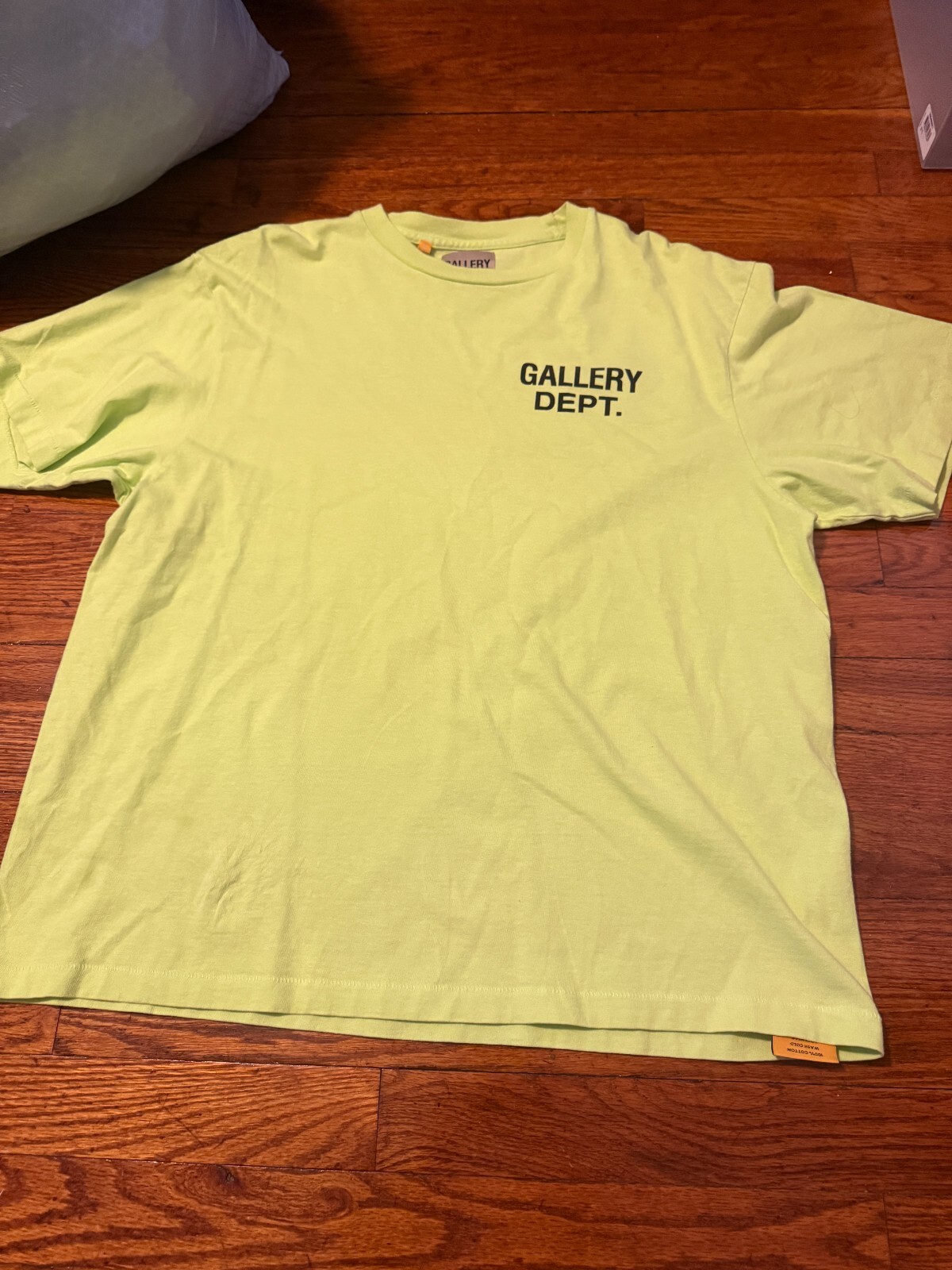 Gallery Dept Short Sleeves Oversized Tshirt Color Lime Green Size Large image 5