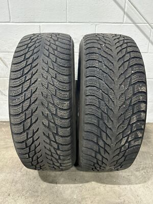 2x P245/55R19 Nokian Hakkapeliita R3 SUV 9/32 Used Tires