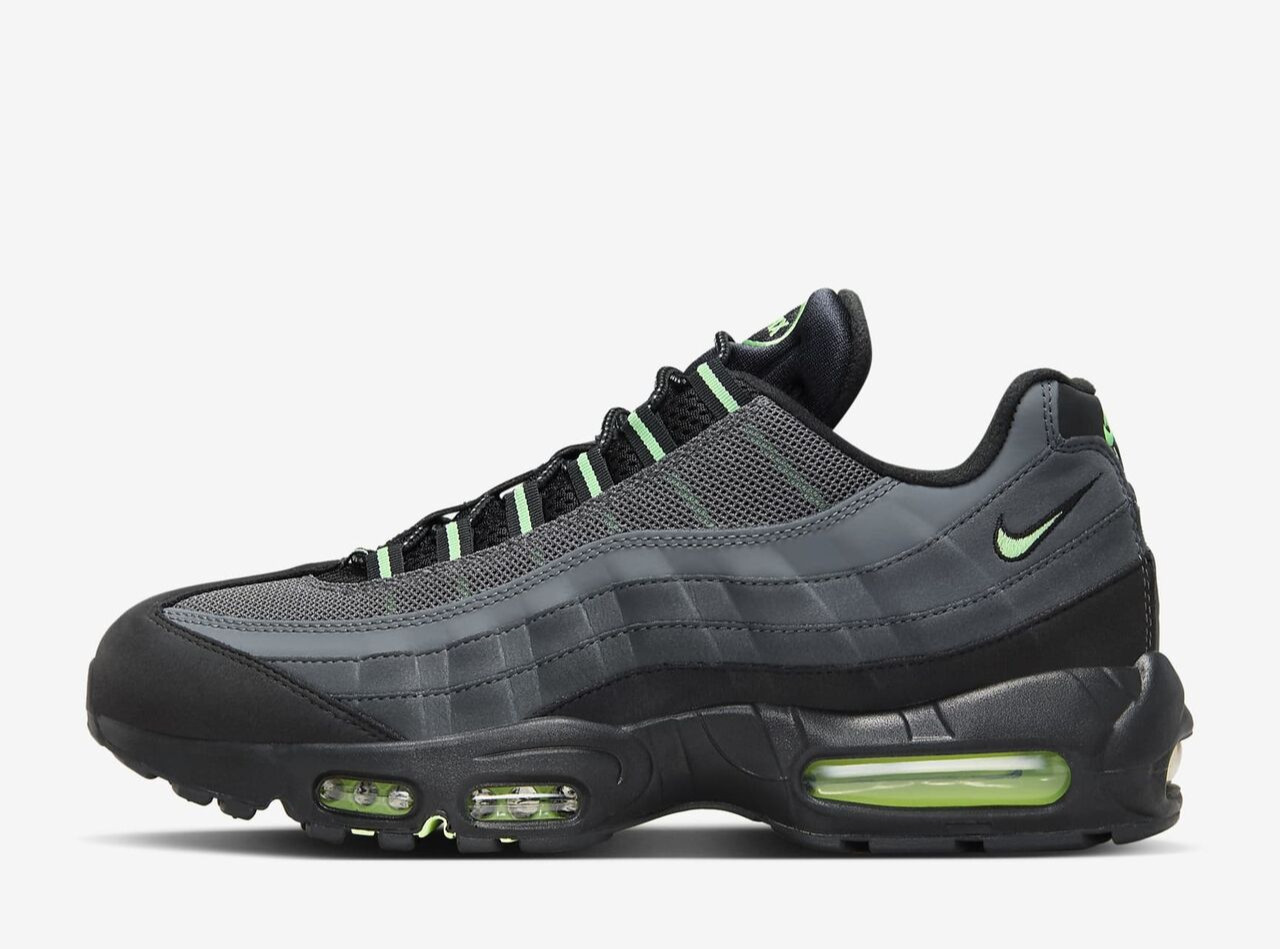 Men's UK 7.5 EUR 42 US 8.5 ~ Nike Air Max 95 ~ HM0622-001 Vapor Green/Anthracite