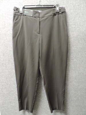 Next Petite Taper Trousers Black UK 12P RRP £28 LN043 FF 04