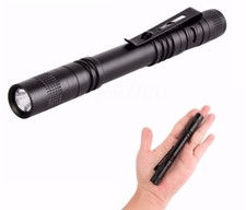 LED Flashlight Cree Mini Penlight AAA Battery Tactical 2000 Lumen Bright