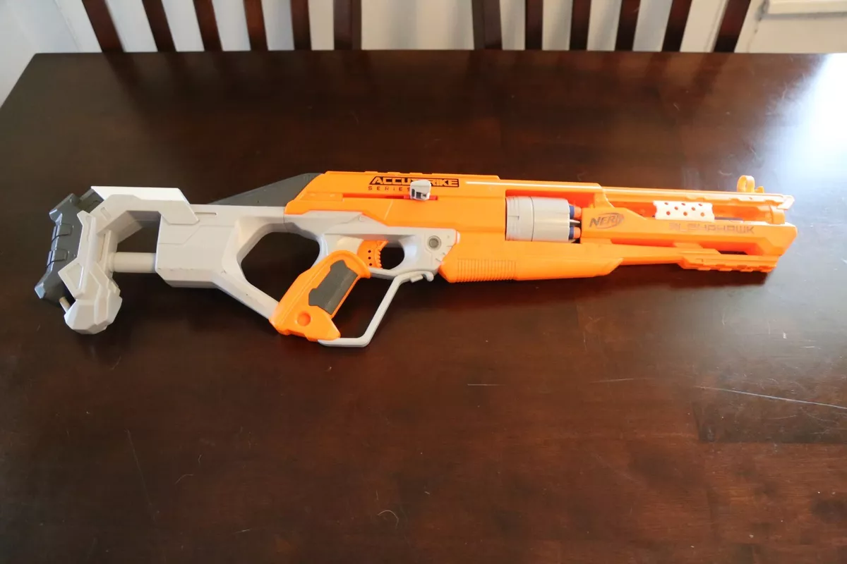 AlphaHawk (NERF N-Strike Elite Accustrike revolver dart sniper