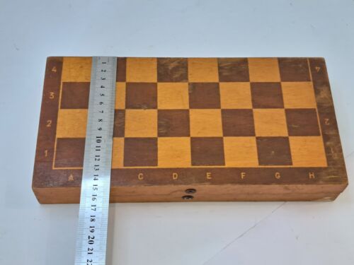 Vintage Soviet 1980s USSR plastic Chess Set 30 cm x 30 cm Collectible - Picture 8 of 24