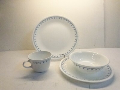 Corelle Dinnerware BY THE PIECE Snowflake Blue pattern