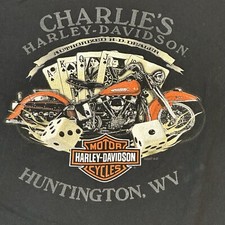 2008 Harley-Davidson Dealer Shirt Royal Flush Biker Poker USA Made Men's 3XL