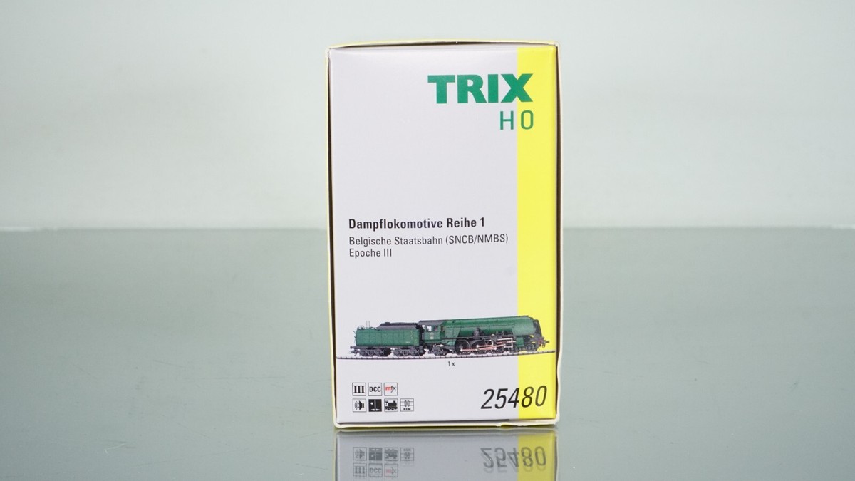TRIX 25480 Class 1 SNCB NMBS Ep III 1.030 DCC/MFX w/Sound HO TRIX 25480 Class 1 SNCB NMBS Ep III 1.030 DCC/MFX w/Sound HO