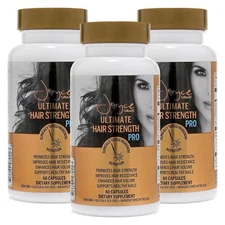 3x Joyce Giraud Ultimate Hair Strength Pro Supplement = 90 Day Supply~Exp 12/26