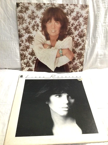 2 album lot - LINDA RONSTADT- Don't Cry Now & Heart Like a Wheel - lp vinyl