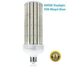 1500W Metal Halide Warehouse Highbay Lamp Retrofit 300W LED Corn Bulb Light E39 