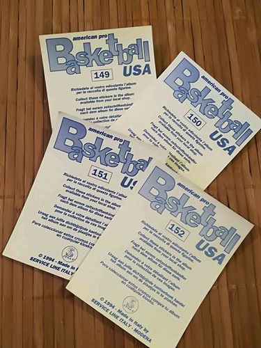 SL Italy NBA Basketball USA 1994 1995 94 95 PICK ANY STICKER - Picture 241 of 309