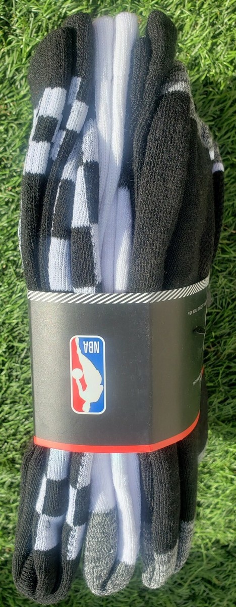 6 Pair NBA Logoman Quarter Socks Men's Size 6-12 3 Colors 6 Pair NBA Logoman Quarter Socks Men's Size 6-12 3 Colors