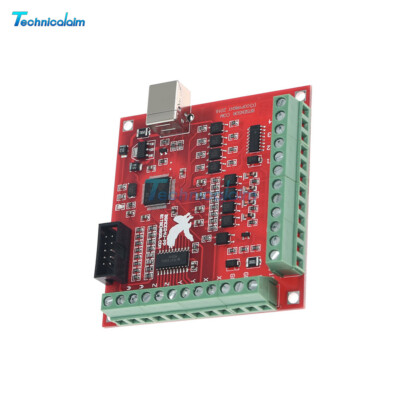 CNC USB MACH3 100Khz Breakout Board 4 Axis Interface Drive Module