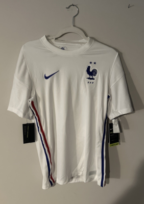 FRANCE 2020 2021 AWAY FOOTBALL SHIRT SOCCER JERSEY NIKE CD0699-100