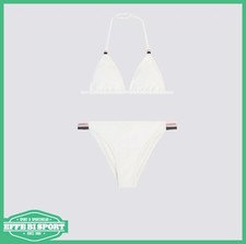 Costume Sundek bambina da mare bikini due pezzi spiaggia piscina regolabile logo