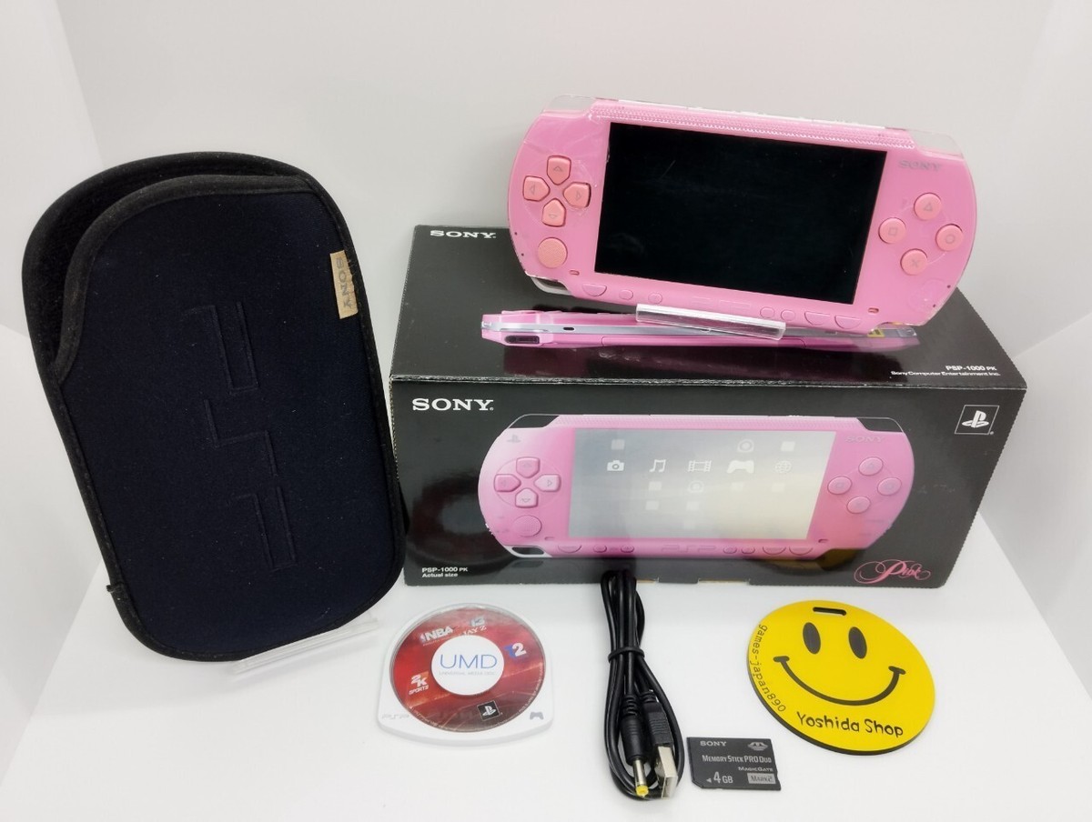 PSP 1000 Sony Blossom Pink w/Charger PlayStation Japan PSP 1000 Sony Blossom Pink w/Charger PlayStation Japan
