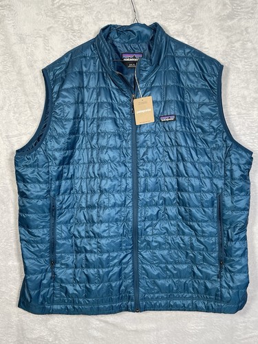 Patagonia Nano Puff Vest Color Lagom Blue Men’s Size XXL NWT. Retail $189