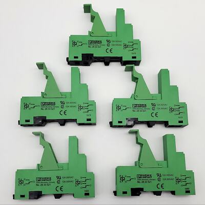Phoenix Contact 2833521 Relay Bases PR1-BSC3/2X21 300 V AC/DC 12A Pack of 5
