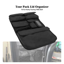 Tour Pack Lid Organizer Bag Pouch For Touring Ultra Classic King Chopped 93-2025