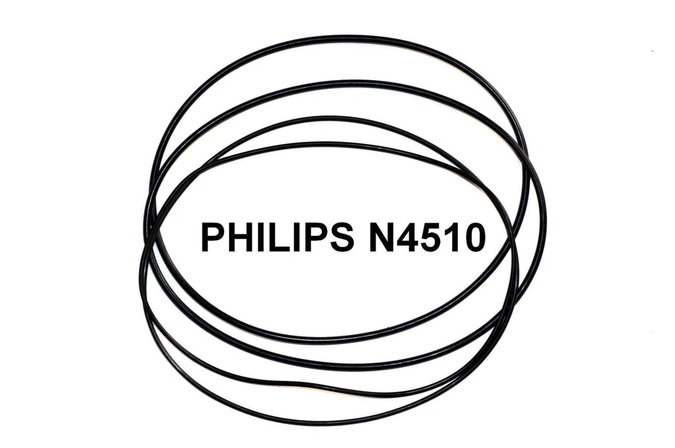 COURROIES SET PHILIPS N4510 MAGNETOPHONE A BANDE EXTRA FORT NEUF FABRIQUE N 4510