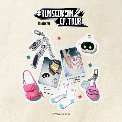 BTS JIN TOUR EN JAPÓN MERCH MD RUNSEOKJIN ÍDOLO OFICIAL KPOP PRODUCTS KIM SEOKJIN