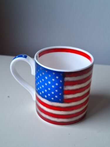 Halycon Days USA 🇺🇸 Flag Mug Fine China  - Zdjęcie 1 z 12